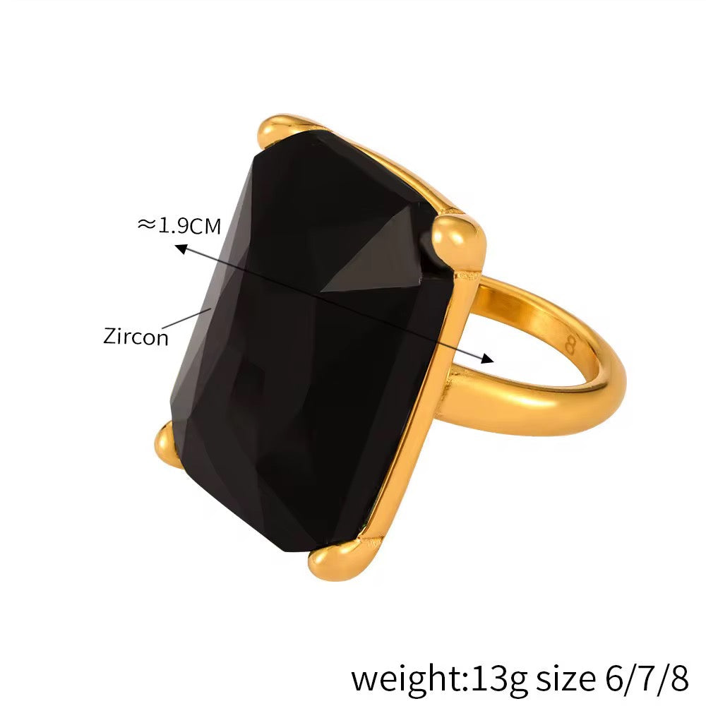 Black Diamond Ring