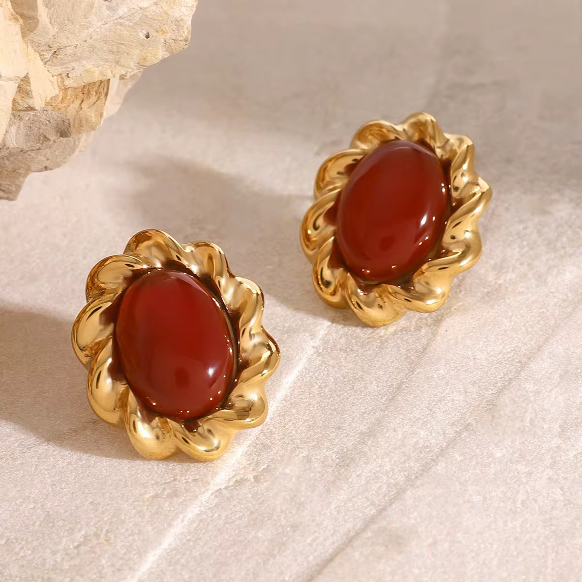 Ruby Earring