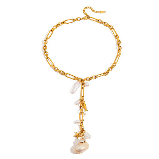 Shel drop Necklace