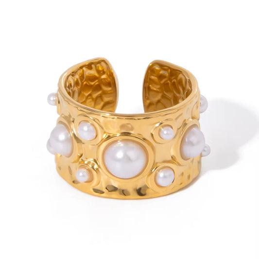 Pearl band Ring