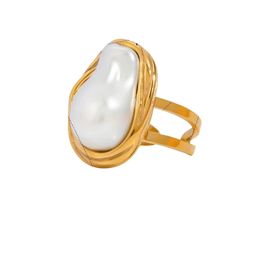 Pearl stop ring