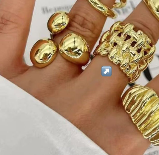 Stacked Gold  Ring