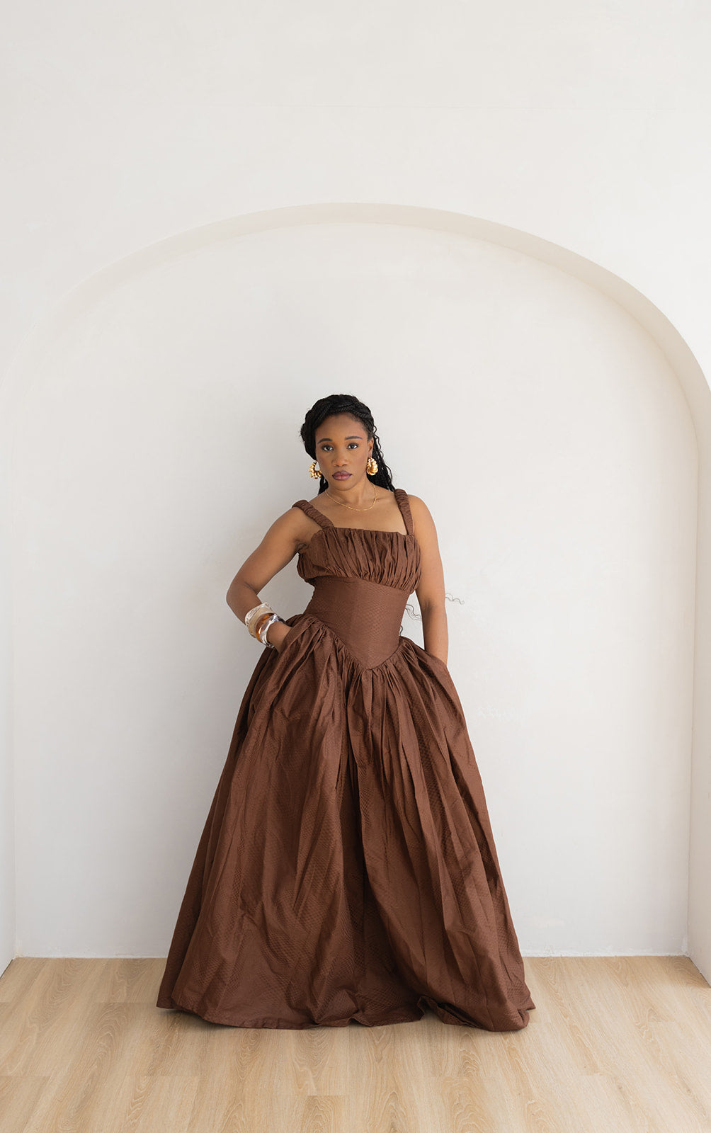 Saba Brown Dress