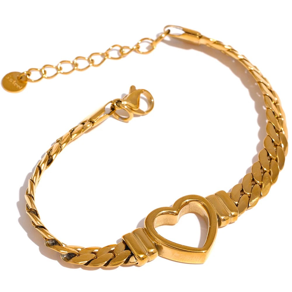 HEART LINK Bracelet