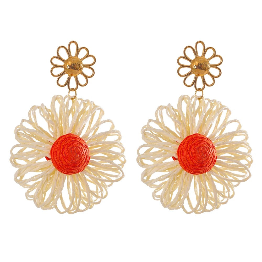 Rafia  Earrings