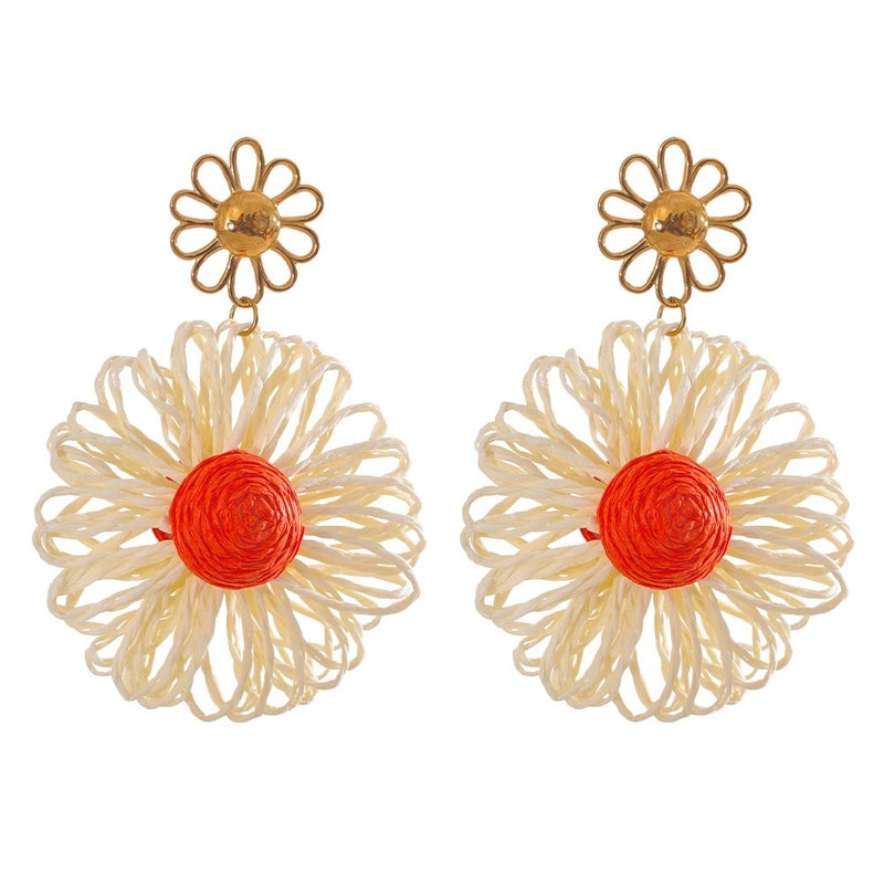 Rafia  Earrings