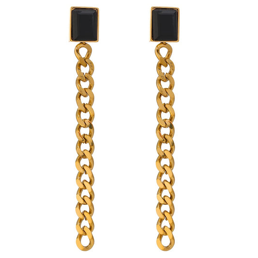 FAINA Earrings (blk)